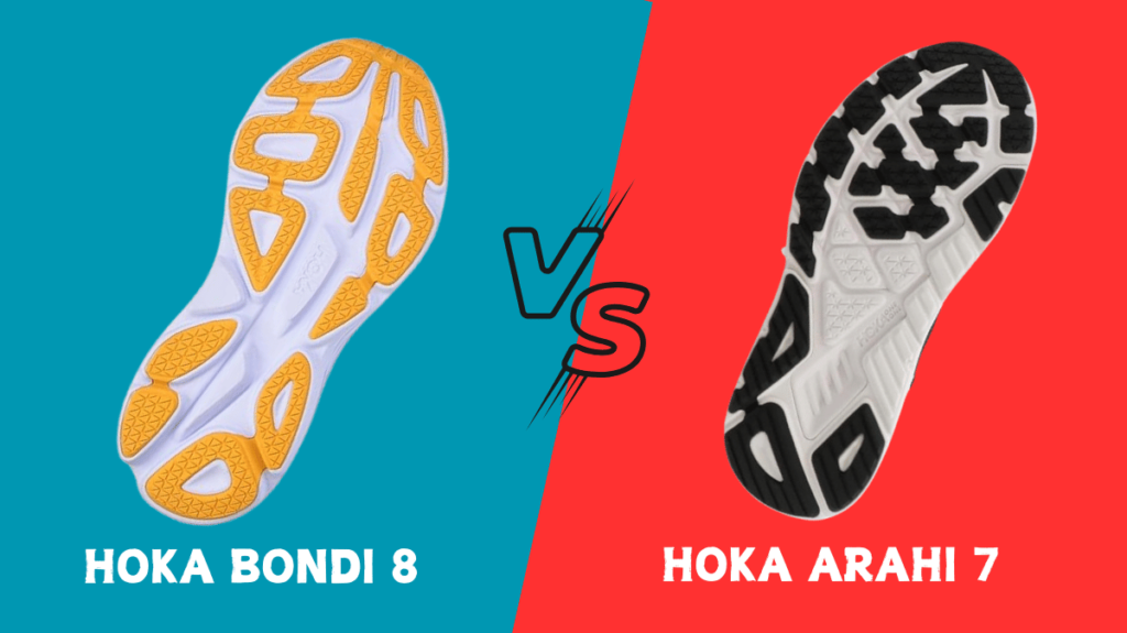 Hoka Bondi 8 vs Arahi 7