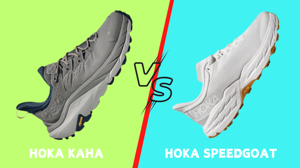 Hoka Kaha vs Speedgoat shoes comparison