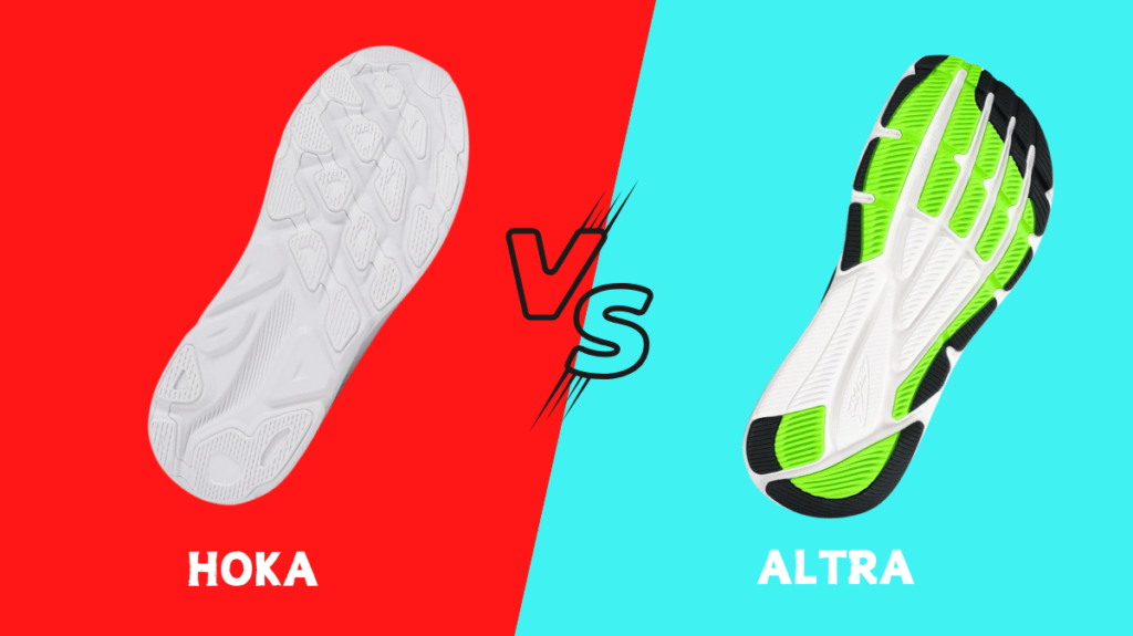 soles comparison hoka and altra