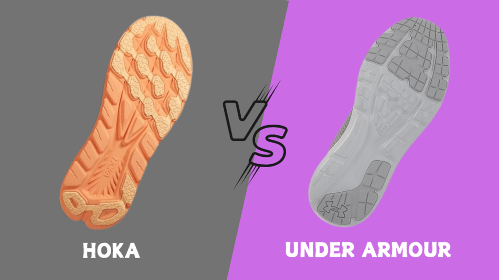 Hoka vs Under Armour soles