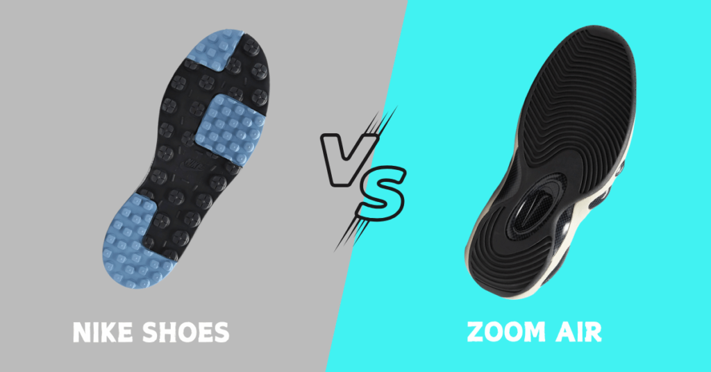 Nike Shoes vs Zoom Air soles comparison
