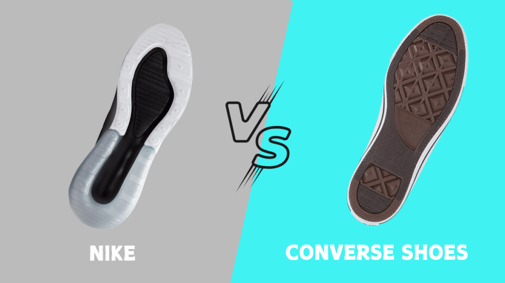 Nike vs Converse Shoes soles comparison