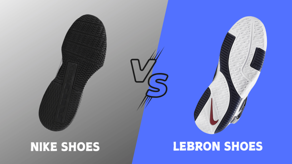 Nike vs LeBron Shoes soles 