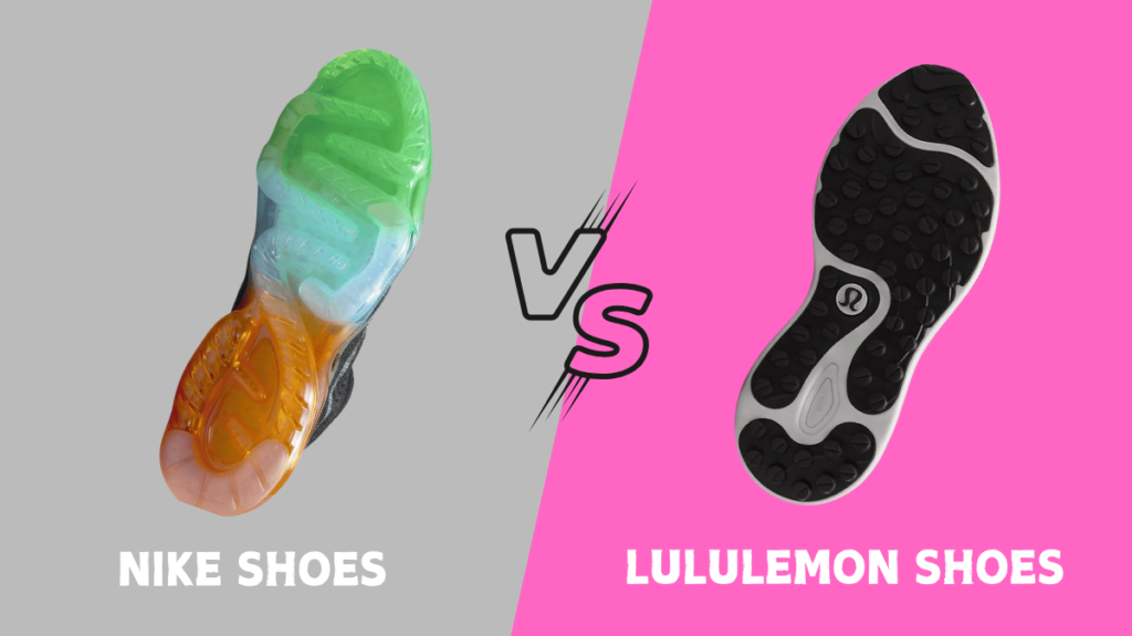 Nike vs Lululemon shoes soles comparison