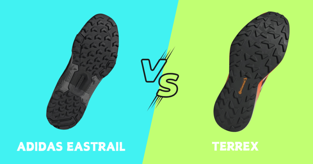 Adidas Eastrail vs Terrex soles comparison