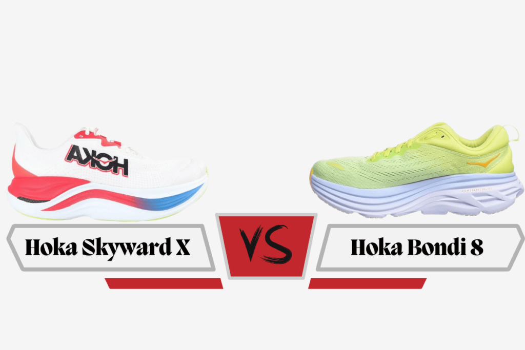 Hoka Skyward X vs Bondi 8 shoes comparison