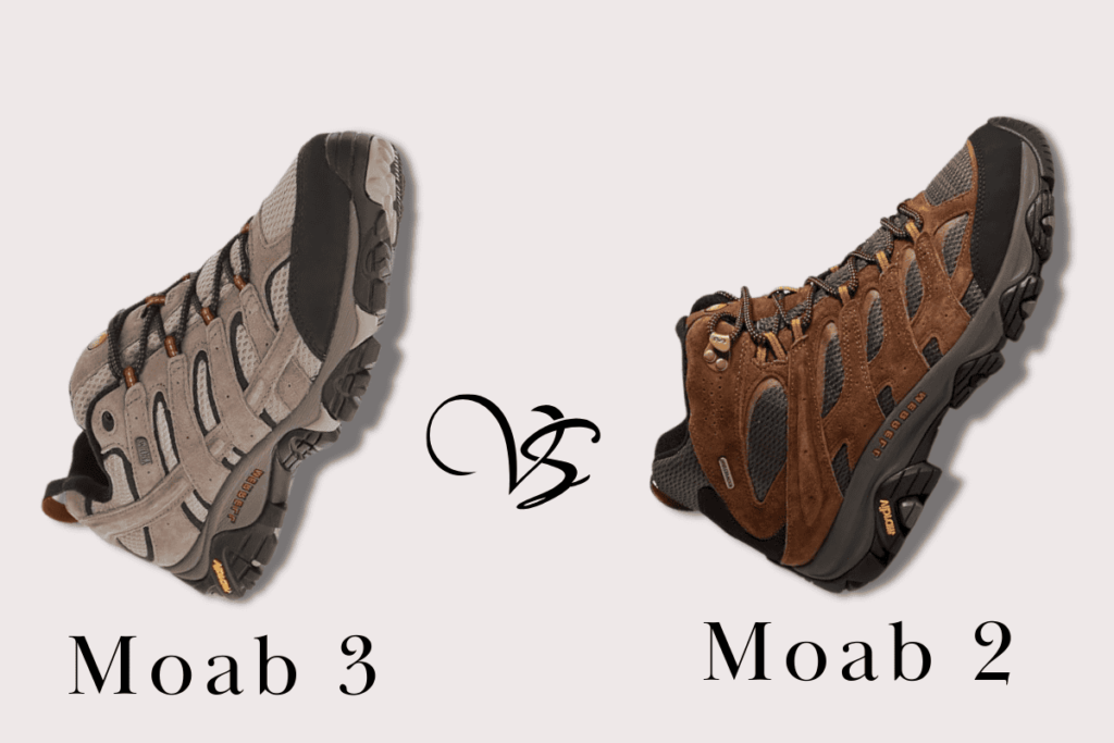 Moab 2 vs Moab 3 shoes comparison