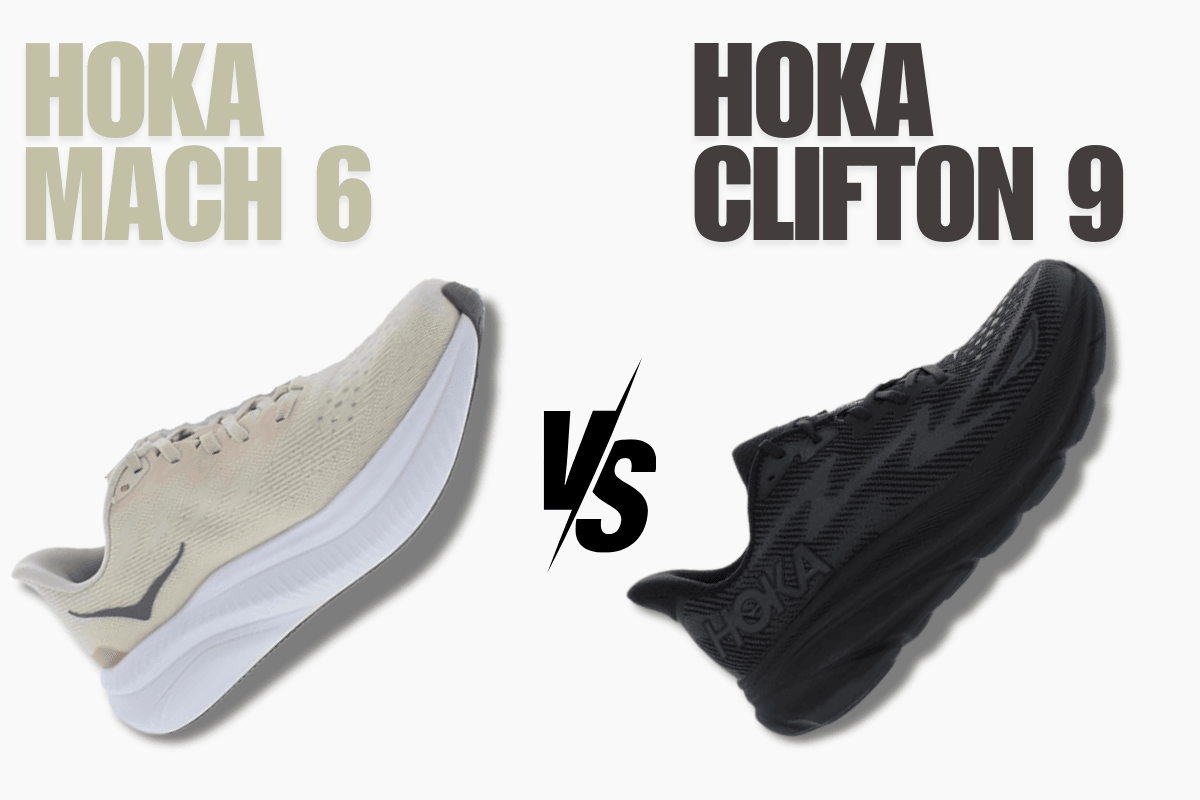 Hoka Mach 6 vs Clifton 9 shoes