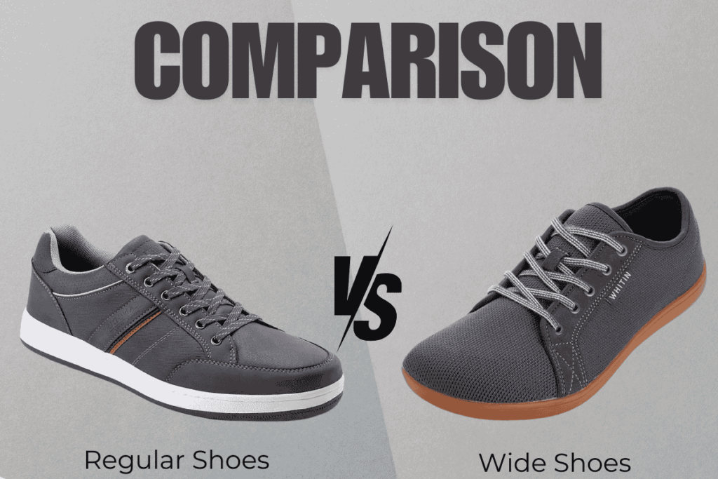 Wide vs Regular Shoes 