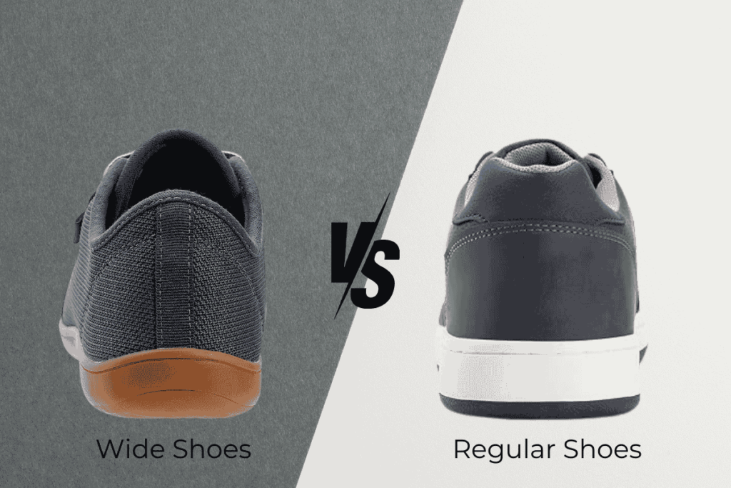Wide vs Regular Shoes width comparison