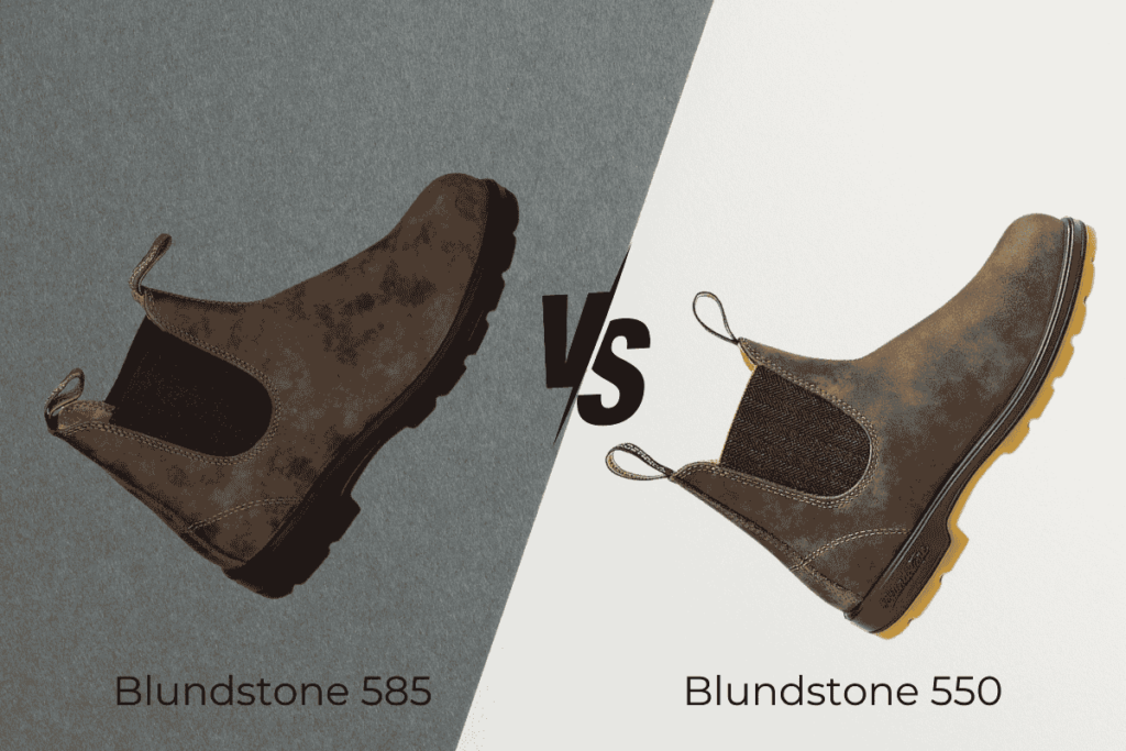 Blundstone 585 and 550 shoes comparison