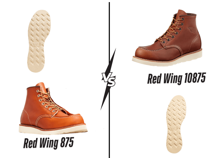 Red Wing 10875 vs 875 boots comparison